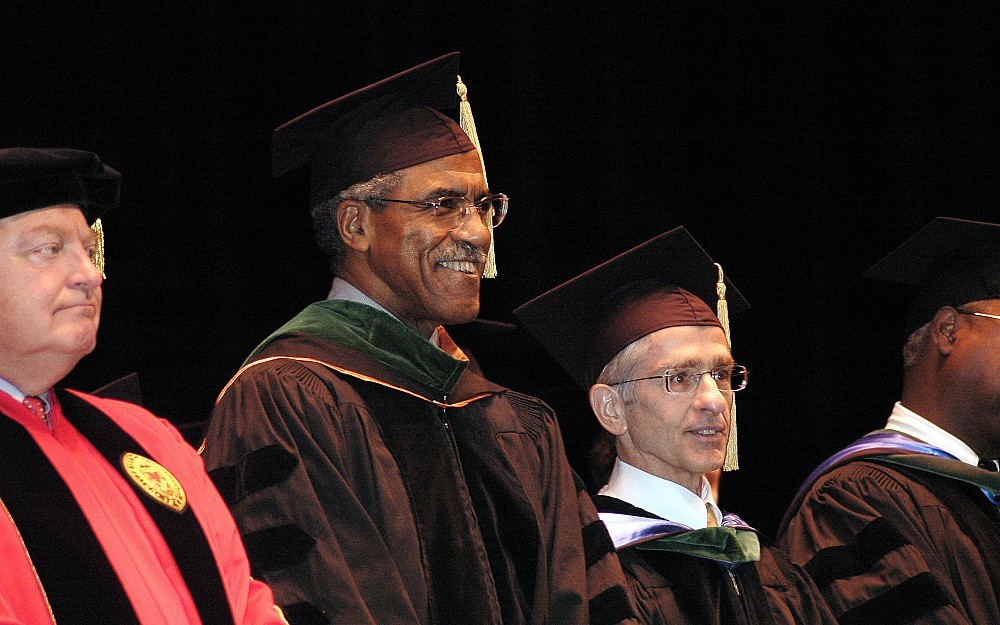 Alvin Crawford, MD, and William Balistreri, MD, 2006 Daniel Drake Medal recipients