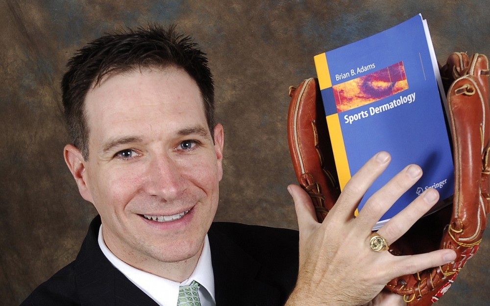 Brian Adams, MD, wrote the book on Sports Dermatology