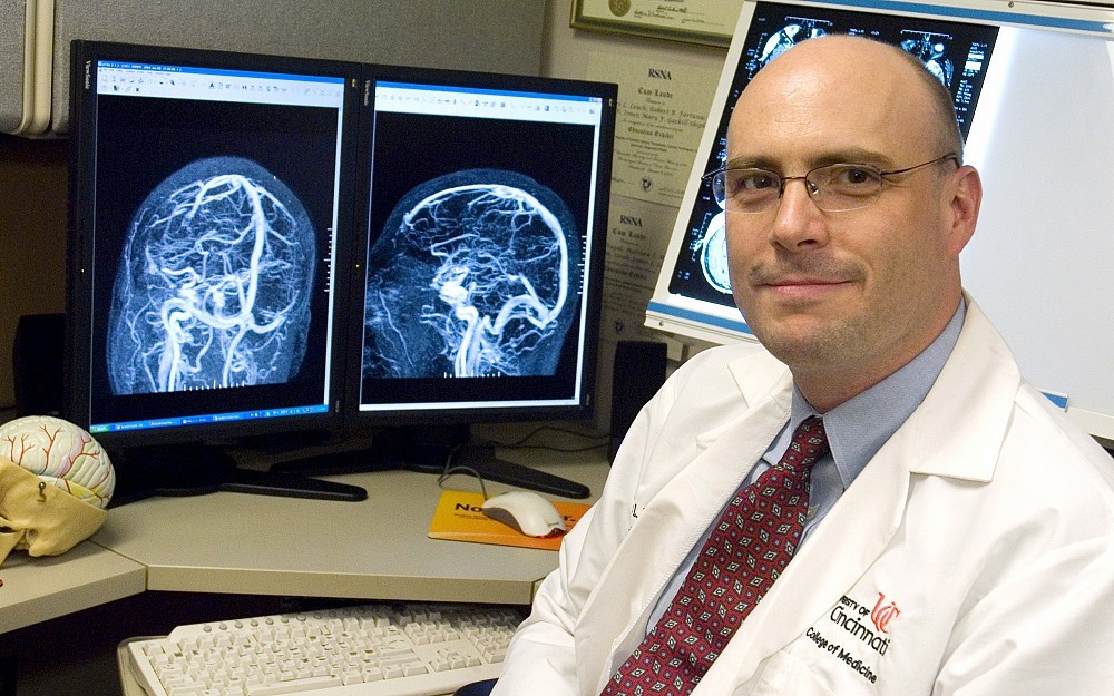 James Leach, MD, specializes in brain imaging at UC and University Hospital.
