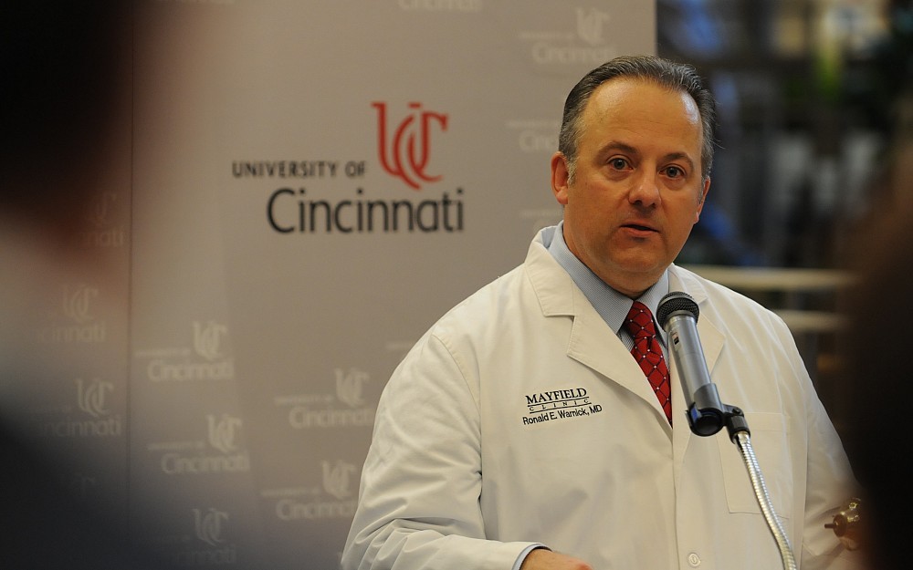 Ronald Warnick, MD, director of the Brain Tumor Center and chairman of the Mayfield Clinic. 
