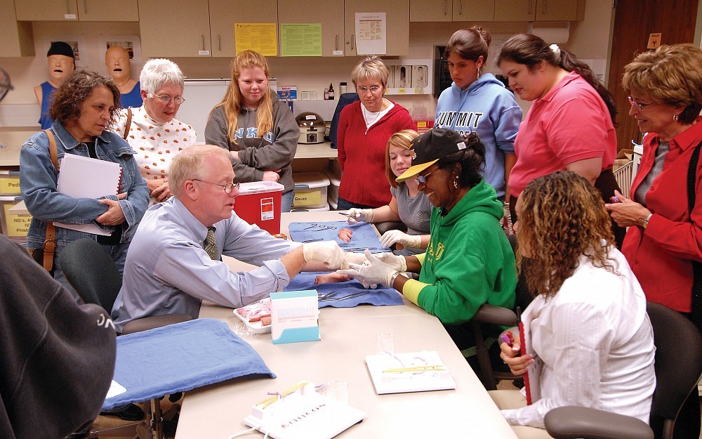 Attendees participate in a series of hands-on activities, led by College of Medicine faculty.