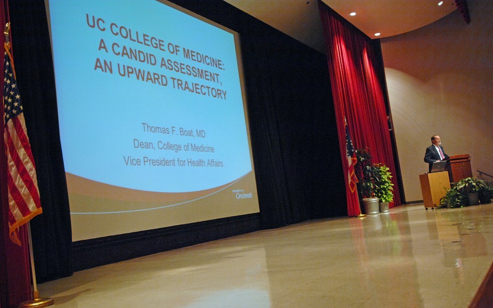 Dean Thomas Boat, MD, shares his vision for the College of Medicine.