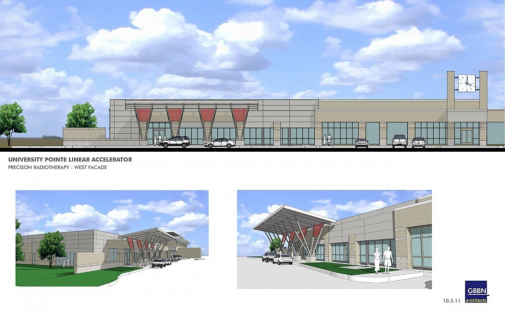 Precision Radiotherapy Center expansion (artist's rendering)
