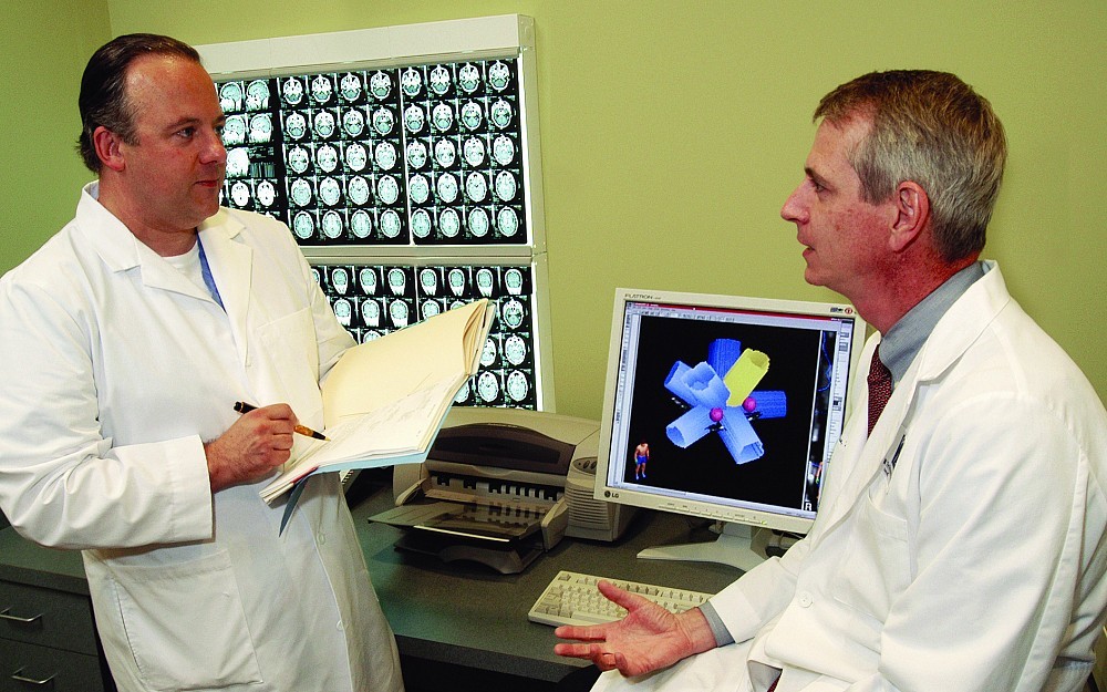 Ronald Warnick, MD, and John Breneman, MD, see patients at the Precision Radiotherapy Center at University Pointe.