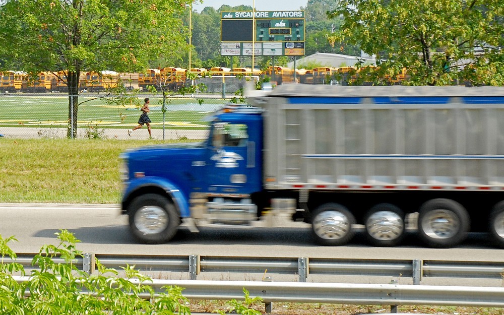UC researchers have found that more than 30 percent of American public schools are within the Â air pollution danger zoneÂ  of a quarter mile of main truck and traffic routes. 