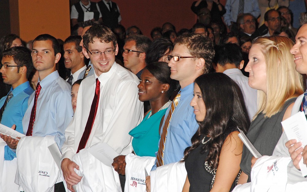 The College of Medicine class of 2017 at the White Coat Ceremony.