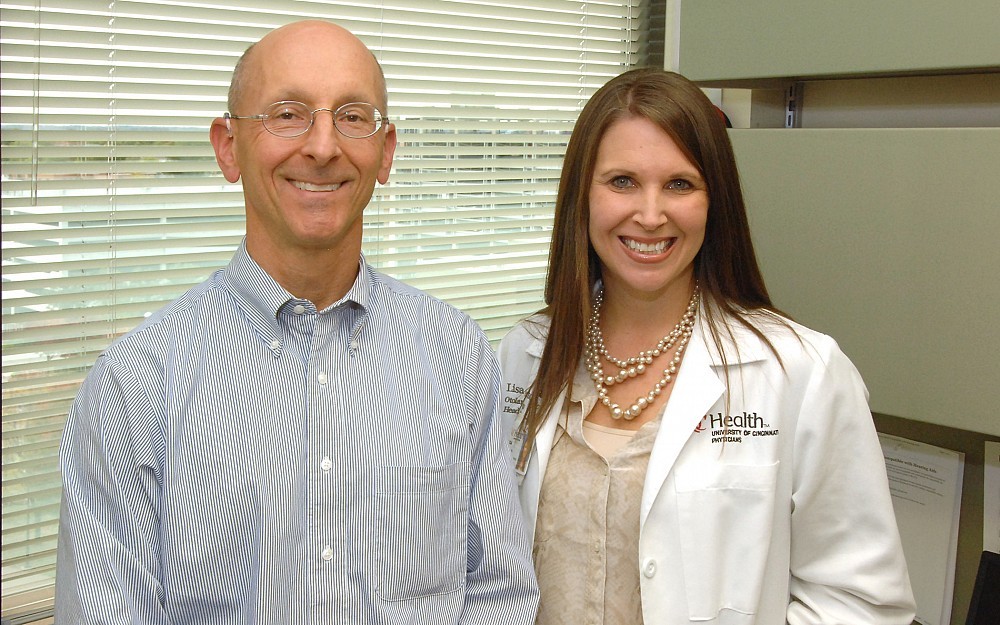Brian Gallat and audiologist Lisa Houston, Aud