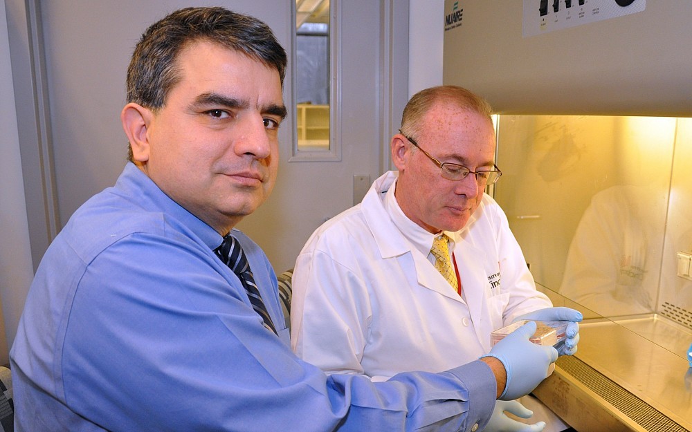Samuel Godar, PhD (left), and James Driscoll, MD, PhD.