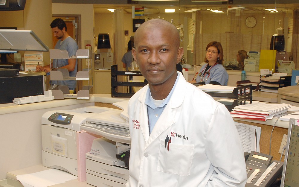 UC Associate Professor of Emergency Medicine and Neurosurgery Opeolu Adeoye, MD