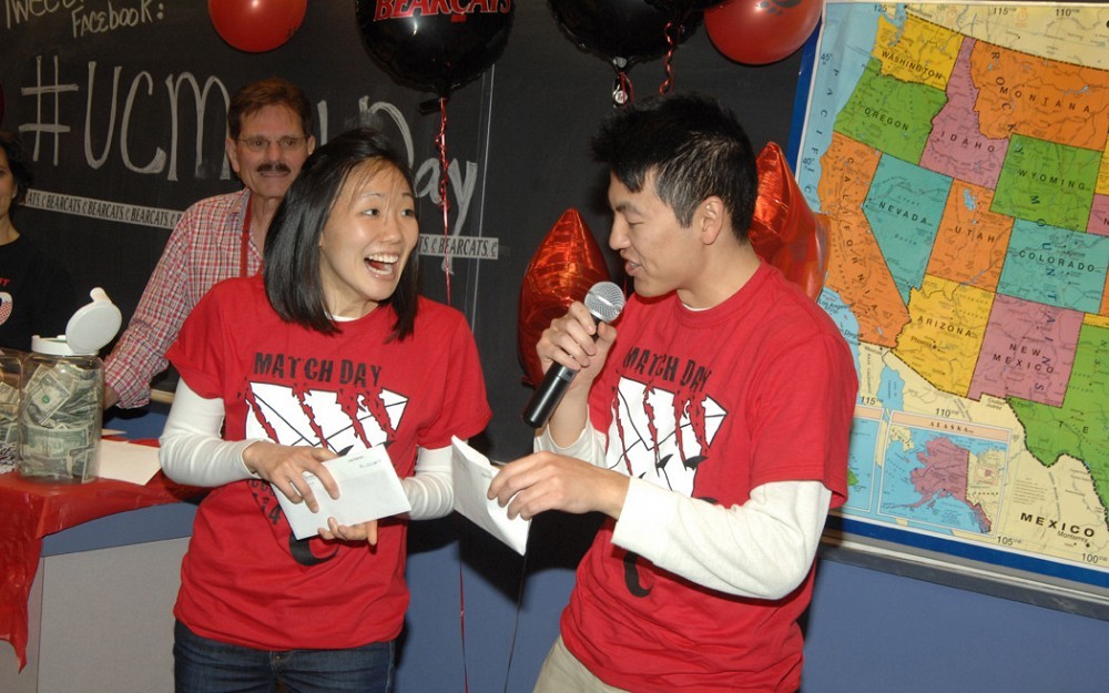 UC College of Medicine celebrates Match Day on Friday, March 21, 2014.