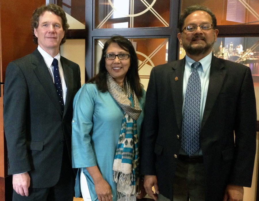Franklin Smith, MD, Ratee Apana, PhD, and Rajan Kamath, PhD