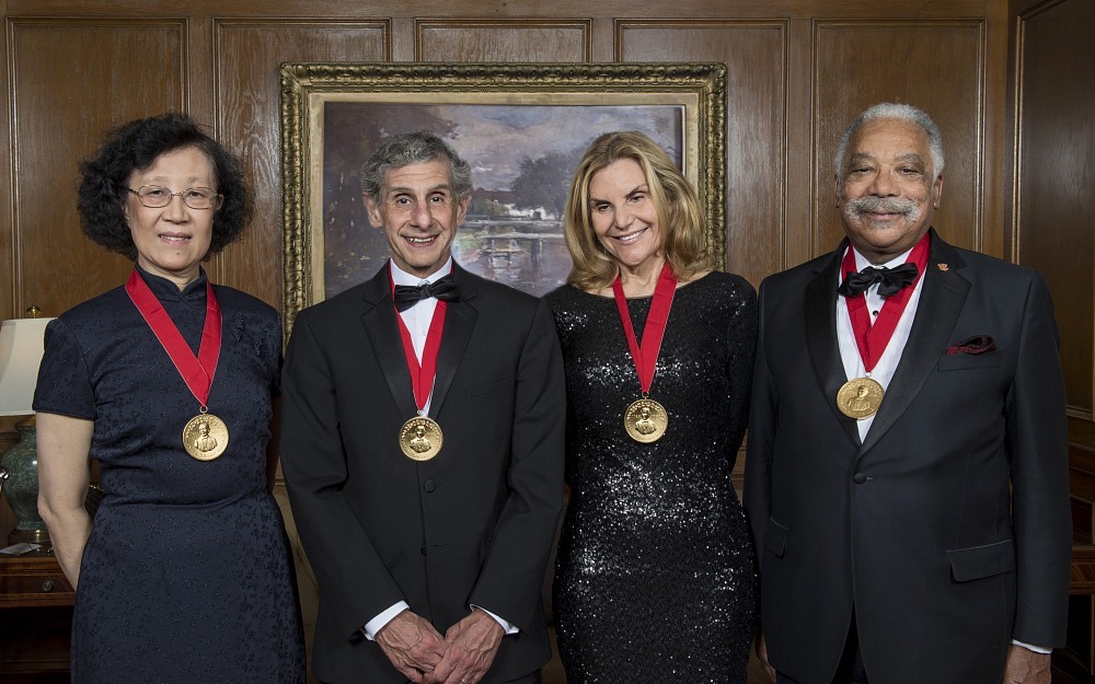 he University of Cincinnati (UC) College of Medicine presented four noted researchers and clinicians with the collegeÂ s highest honor, the Daniel Drake Medal, on Saturday, May 20. From left to right, the medalists are: Shuk-Mei Ho, PhD; George Deepe Jr.; Elizabeth Shpall, MD, PhD; and Kenneth Davis Jr., MD.