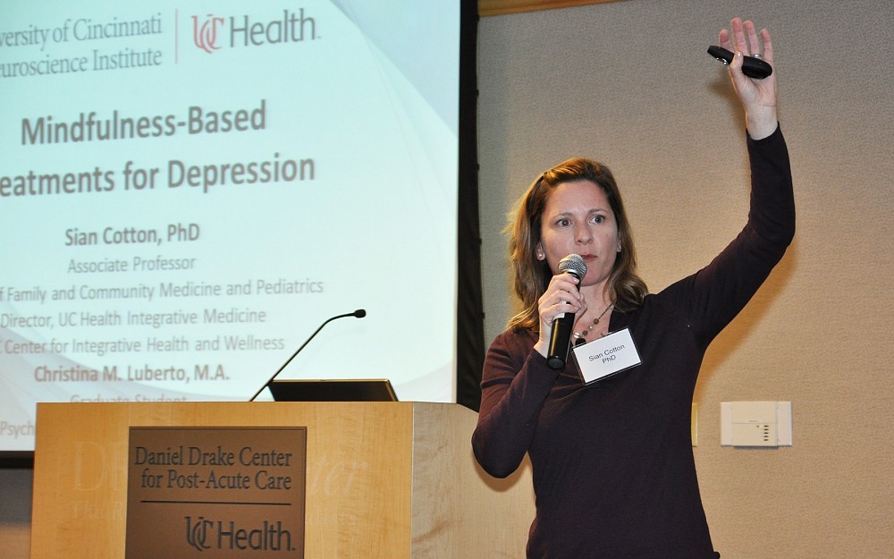 Sian Cotton, PhD, director of the UC Center for Integrative Health and Wellness