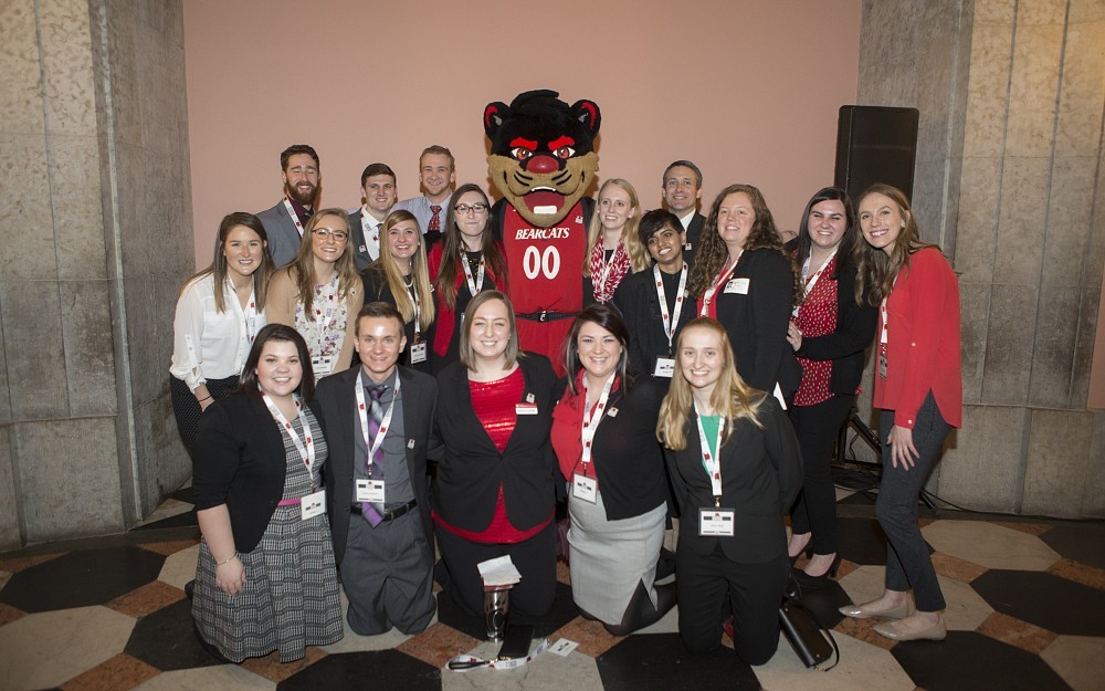 Bearcat and Buckeye Day at the Ohio statehouse   