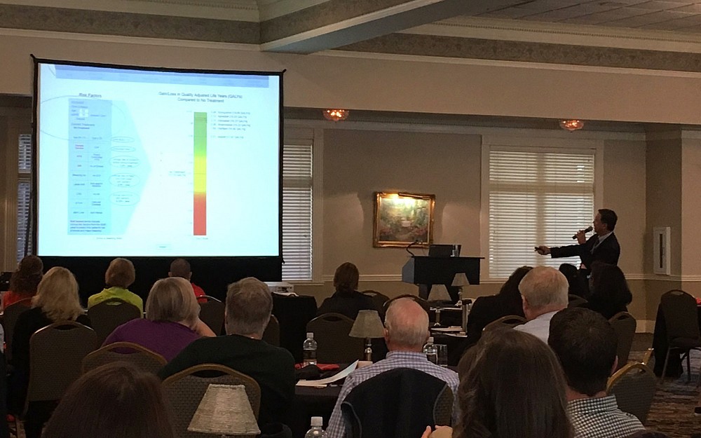 Mark Eckman, MD, Director of the Division of General Internal Medicine, presented a session at the 2017 UC Genernal Internla Medicine CME Conference.