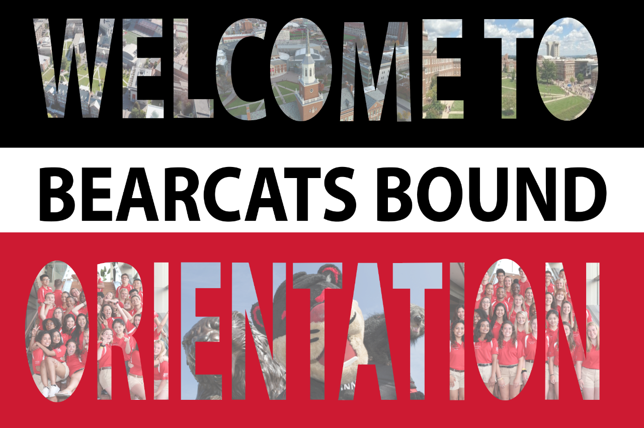 Welcome to Bearcats Bound Orientation Postcard
